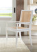 Jansen Arm Chair, Eggshell White