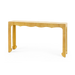 Jaques Console Table, Antique Brass