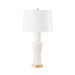 Jasmine Lamp Without Shade, Blanc de Chine