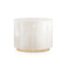 Julius 2-Drawer Side Table, Snow