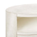 Julius 2-Drawer Side Table, Snow