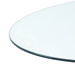Julius 2-Drawer Side Table Glass Top, Clear