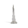 25cm Burj Khalifa Crystal Model with LED Light – Souvenir Figurine