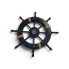 An exclusive Craftihouse wall-hanging wooden ship steering wheel designed to bring classic captain's helm aesthetic, maritime heritage, and coastal warmth to indoor spaces.