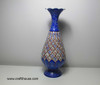 Full setting display of the traditional handmade unique art enamel decorative vase on an office table, serving as an exceptional corporate giveaway token or elite VIP milestone travel memento.