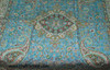 Exclusive Artisan HANDWOVEN TABLECOVER silk wool Fine Craftsmanship Detail