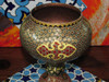 Exclusive Khatam Copper Candy Bowl Fine Craftsmanship Detail