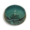 Exclusive Handcrafted A Turquoise Color Bowl Pottery Fine Craftsmanship Detail