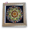 Exclusive Handcrafted 22x22cm Minakari Ceramic Plate With Fine Craftsmanship Detail