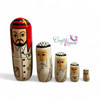Arabic Nesting Dolls 5 | Premium Handcrafted Memento | High-end Heritage Art - Luxury Handcrafted Art Craftihouse Dubai