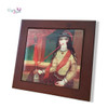 A Cute Tile With Wooden | Luxury Heritage Gift & Cultural Souvenir - Luxury Handcrafted Art Craftihouse Dubai