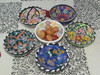 Handcrafted Set of 6 assorted color 8cm Turkish bowls – Luxury Decor - Luxury Handcrafted Art Craftihouse Dubai