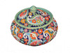 Handcrafted Hand Enamel Painted colorful textured Candy/Sugar Bowl – Lux... - Luxury Handcrafted Art Craftihouse Dubai