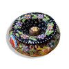 Orange Pattern Turkish Ceramic Ashtray | Hand-painted Enameled Clay Plate | Traditional Wall Decor - Luxury Handcrafted Art Craftihouse Dubai