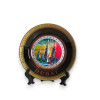 A beautifully crafted 6-inch ceramic plate representing Dubai, perfect as a thoughtful gift or a lasting memento of the UAE.