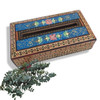 Marquetry Tissue | Artisan Inlaid Wooden Box | Luxury Heritage Decor - Luxury Handcrafted Art Craftihouse Dubai