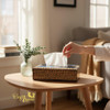 Marquetry Tissue | Artisan Inlaid Wooden Box | Luxury Heritage Decor - Luxury Handcrafted Art Craftihouse Dubai