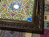 Square Ceramic Tray With Silver-golden | Hand-painted Enameled Clay Plate | Traditional Wall Decor - Luxury Handcrafted Art Craftihouse Dubai