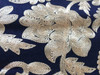 Dark blue Embroidered Shawl