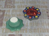 Exclusive Designer Set of 2 Hand-Painted Ceramic Candle Holders – Wedding Gift Fine Craftsmanship Detail