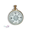 Brass Table Clock With Compass | Boutique Dromedary Desktop Decor | Unique Souvenir - Luxury Handcrafted Art Craftihouse Dubai
