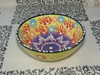 Exclusive Handcrafted Hand-Painted Turkish Ceramic Bowl 12cm Fine Craftsmanship Detail