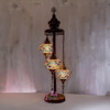 Turkish Mosaic Floor Lamp | Vintage Inspired Oil Lamp | Traditional Kerosene Decor - Luxury Handcrafted Art Craftihouse Dubai