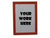 Artisan A4 Orange PVC Frame - Handcrafted luxury photo frame with a sleek modern finish.