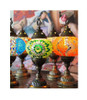 Artisan Single Mosaic Table Lamp | Handcrafted Glass Lamp | Authentic Middle Eastern Art High-Resolution Product Shot