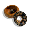 Luxury Handcrafted Orange color Ceramic Ashtray with Premium Design Showcase