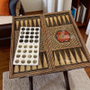 Backgammon & Chess Set | Handcrafted Jewelry Box | Traditional Khatamkari Art - Luxury Handcrafted Art Craftihouse Dubai