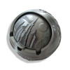 Exclusive 8cm Silver Metal Lidded Ashtray Fine Craftsmanship Detail