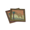 Hand Made Coaster Set Home | Luxury Heritage Gift & Cultural Souvenir - Luxury Handcrafted Art Craftihouse Dubai
