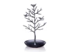 Artisan Birds & tree Earrings Necklace Jewelry Display Metal Stand , Birds Tree Organizer Holder Black High-Resolution Product Shot