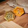 Handcrafted Artisan Khatamkari Inlaid Sophisticated Tazhib Lifestyle Visual