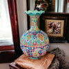 Handcrafted hand Painted vase | Premium Luxury Decor - Luxury Handcrafted Art Craftihouse Dubai