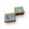 Hand Painted jewelry box , 1 piece assorted pattern khatam box , Tezhib painted khatam Box