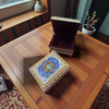 Hand Painted jewelry box , 1 piece assorted pattern khatam box , Tezhib painted khatam Box