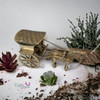 Luxury Artisan brass horse cart Decorative Premium Design Showcase