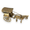 Exclusive Artisan brass horse cart Decorative Fine Craftsmanship Detail