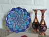 3-piece handmade Meenakari copper home decor set