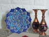3-piece handmade Meenakari copper home decor set