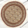 Artisan Artisan Round Ghalamkari Block Printed High-Resolution Product Shot