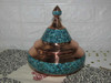 Handcrafted Turquoise Inlaying On Copper Lifestyle Visual