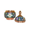 Exclusive Artisan Hand Painted Copper Sugar Fine Craftsmanship Detail