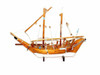 Detailed view of the 12-inch wooden dhow, showcasing exceptional scale and superior maritime craftsmanship.