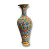 Exclusive Artisan Hand Painted Ceramic Flower Vase Fine Craftsmanship Detail