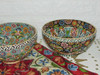 Artisan Handcrafted Hand Enamel Painted colorful bowl High-Resolution Product Shot