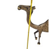 A professional product presentation of the authentic 60 cm decorative metal camel art piece from a premier art, gift, and home decor supplier.