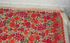 Handcrafted Beautiful white base floral pattern  Embroidered Shawl , handmade silk embroidered on cotton Lifestyle Visual